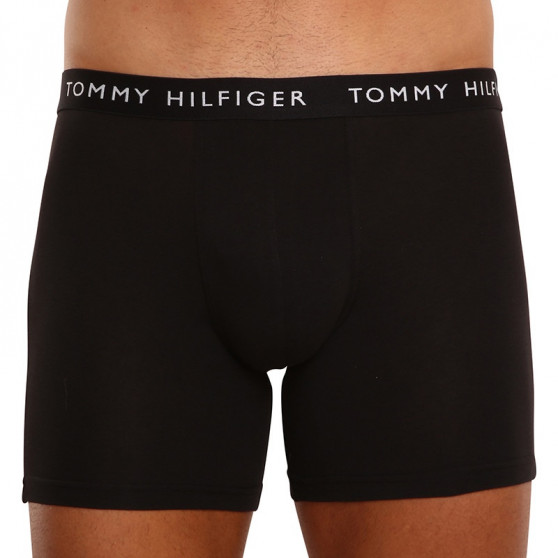 3PACK vīriešu bokseru šorti Tommy Hilfiger melni (UM0UM02204 0TE)