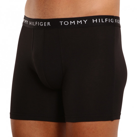 3PACK vīriešu bokseru šorti Tommy Hilfiger melni (UM0UM02204 0TE)