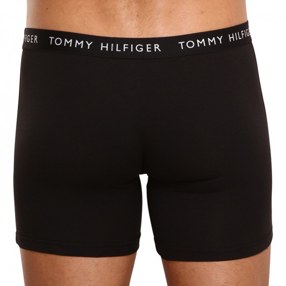 3PACK vīriešu bokseru šorti Tommy Hilfiger melni (UM0UM02204 0TE)