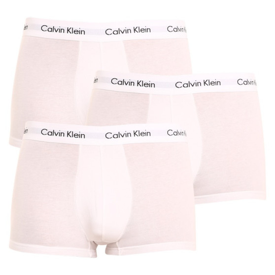 3PACK vīriešu bokseru šorti Calvin Klein balti (U2664G-100)