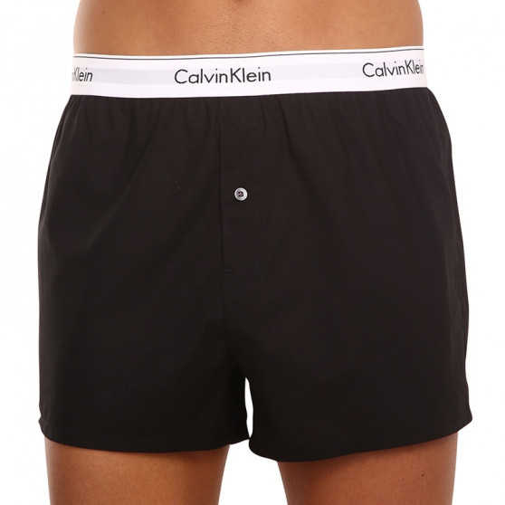 2PACK vīriešu bokseršorti Calvin Klein melni (NB1396A-001)