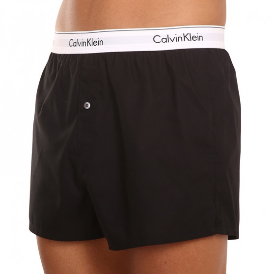 2PACK vīriešu bokseršorti Calvin Klein melni (NB1396A-001)