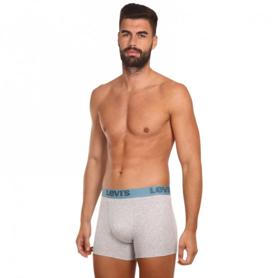 3PACK vīriešu bokseru šorti Levis pelēki (905045001 015)