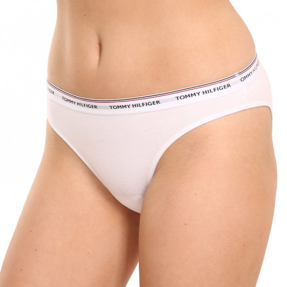 3PACK sieviešu biksītes Tommy Hilfiger white (UW0UW00043 100)