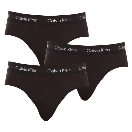 3PACK vīriešu apakšbikses Calvin Klein melnas (U2661G-XWB)