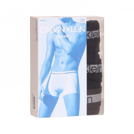 3PACK vīriešu bokseru šorti Calvin Klein melni (NB1799A-001)