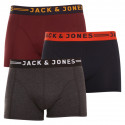 3PACK vīriešu bokseru šorti Jack and Jones daudzkrāsaini (12113943)