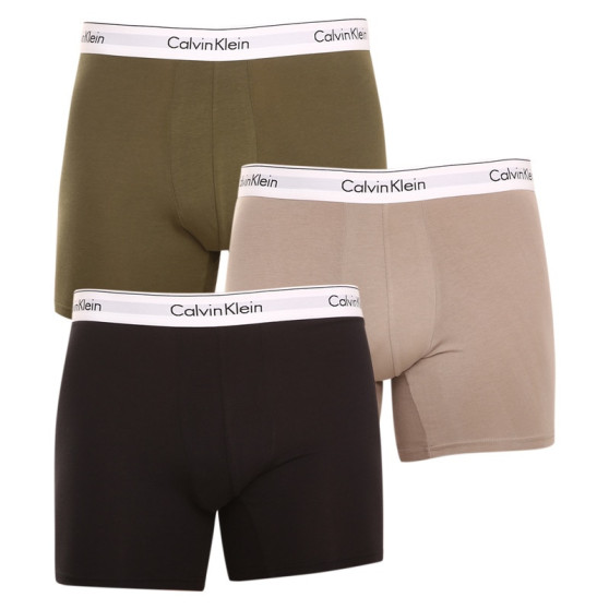 3PACK vīriešu bokseru šorti Calvin Klein daudzkrāsaini (NB2381A-67A)