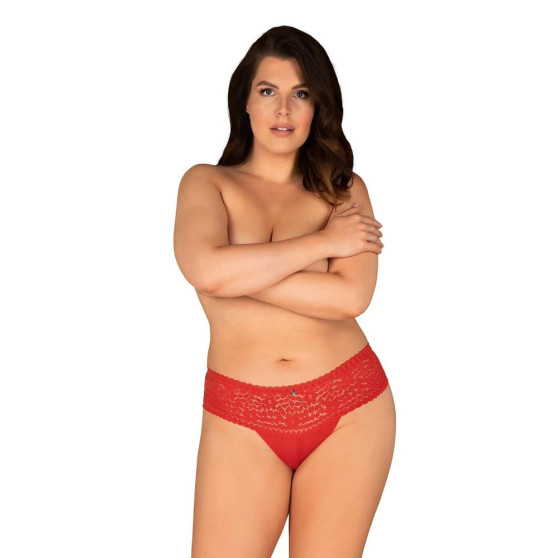 Sieviešu apakšbikses Obsessive oversized red (Blossmina panties)