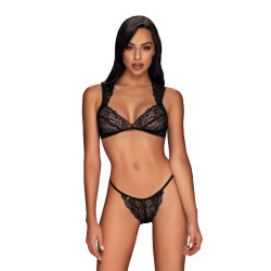 Sieviešu komplekts Obsessive black (Elisetta set)