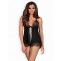 Sieviešu komplekts Obsessive black (Chiccanta babydoll)