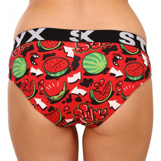 Sieviešu biksītes Styx art sporta gumijas melones (IK1459)