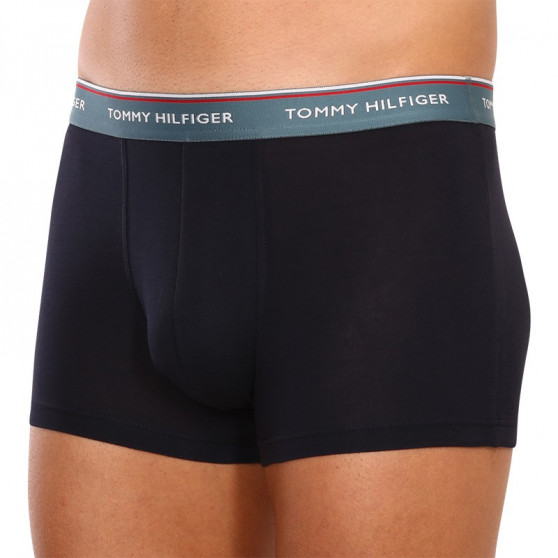 3PACK vīriešu bokseru šorti Tommy Hilfiger tumši zili (UM0UM01642 0SN)