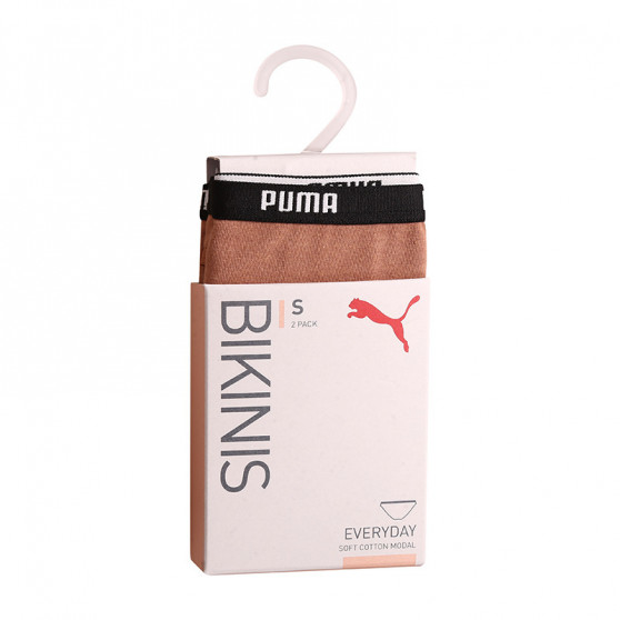 2PACK sieviešu biksītes Puma brūnas (603031001 013)