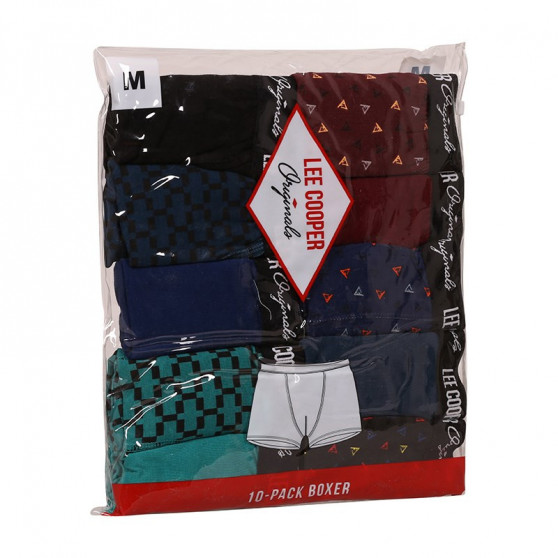 10PACK vīriešu bokseru šorti Lee Cooper daudzkrāsaini (LCUBOX10P0105-1769864)