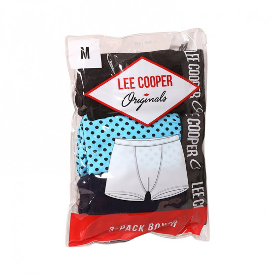 3PACK vīriešu bokseru šorti Lee Cooper daudzkrāsaini (LCUBOX3P4-1946712)