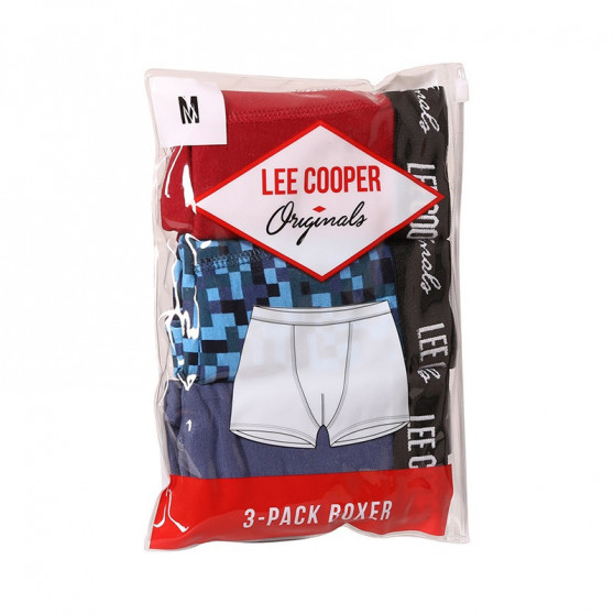 3PACK vīriešu bokseru šorti Lee Cooper daudzkrāsaini (LCUBOX3P2-1946710)