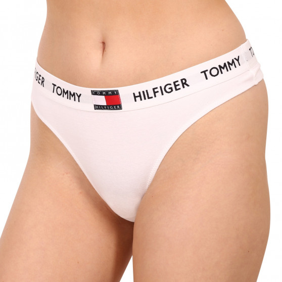 Sieviešu stringi Tommy Hilfiger white (UW0UW02198 YCD)