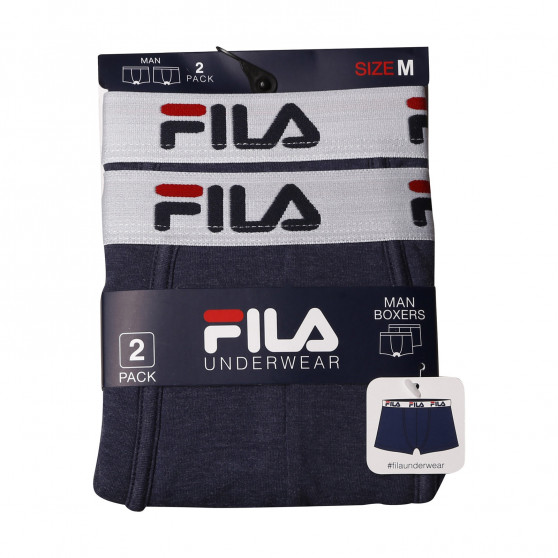 2PACK vīriešu bokseru šorti Fila zili (FU5016/2-272)