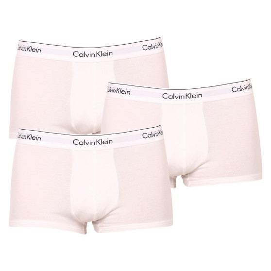 3PACK vīriešu bokseru šorti Calvin Klein balti (NB2380A-100)