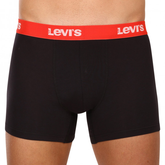 7PACK vīriešu bokseru šorti Levis melni (701222089 001)