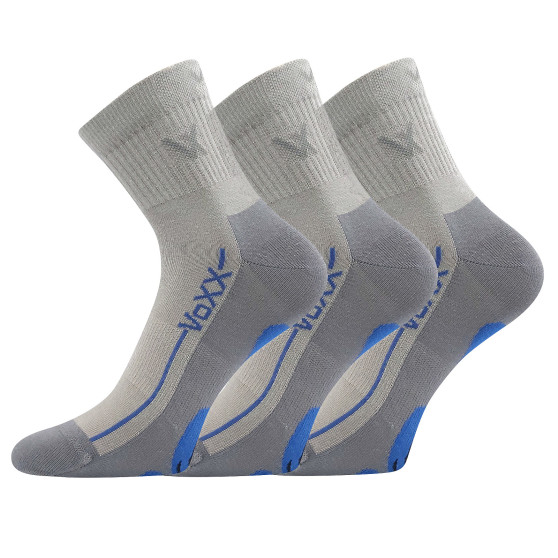 3PACK zeķes VoXX pelēkas (Barefootan-grey)