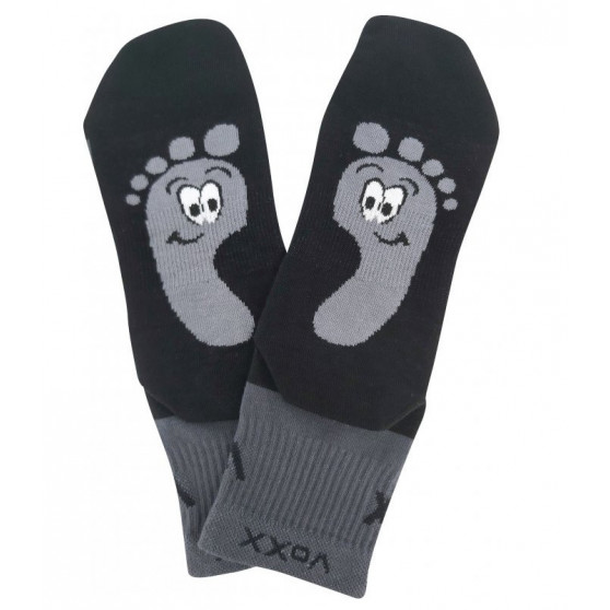 3PACK zeķes VoXX melnas (Barefootan-black)