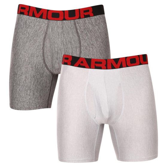 2PACK vīriešu bokseru šorti Under Armour pelēki (1363619 011)