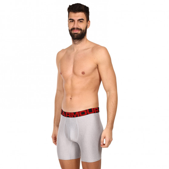 2PACK vīriešu bokseru šorti Under Armour pelēki (1363619 011)