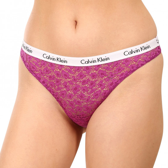 3PACK Sieviešu brazīliešu biksītes Calvin Klein daudzkrāsainas (QD3925E-6VY)