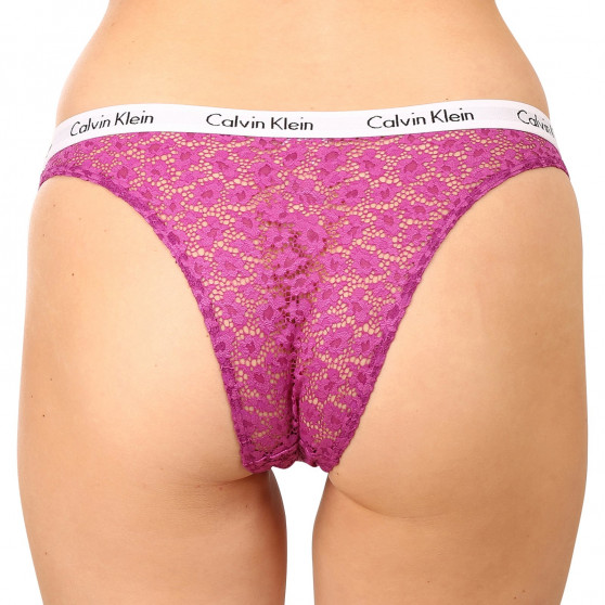 3PACK Sieviešu brazīliešu biksītes Calvin Klein daudzkrāsainas (QD3925E-6VY)