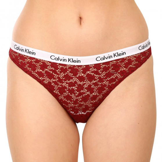 3PACK Sieviešu brazīliešu biksītes Calvin Klein daudzkrāsainas (QD3925E-6VY)