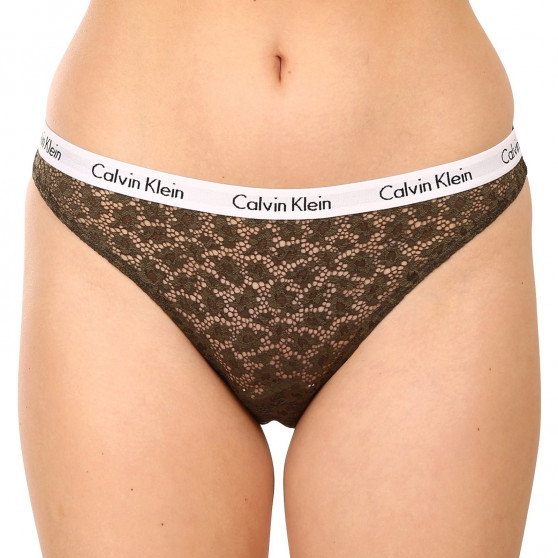 3PACK Sieviešu brazīliešu biksītes Calvin Klein daudzkrāsainas (QD3925E-6VY)