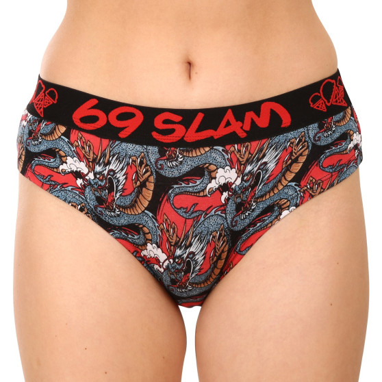 Sieviešu biksītes 69SLAM moon dragon red (GWBMND-BB)