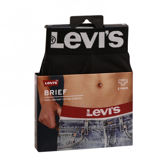 2PACK vīriešu apakšbikses Levis melnas (905003001 884)