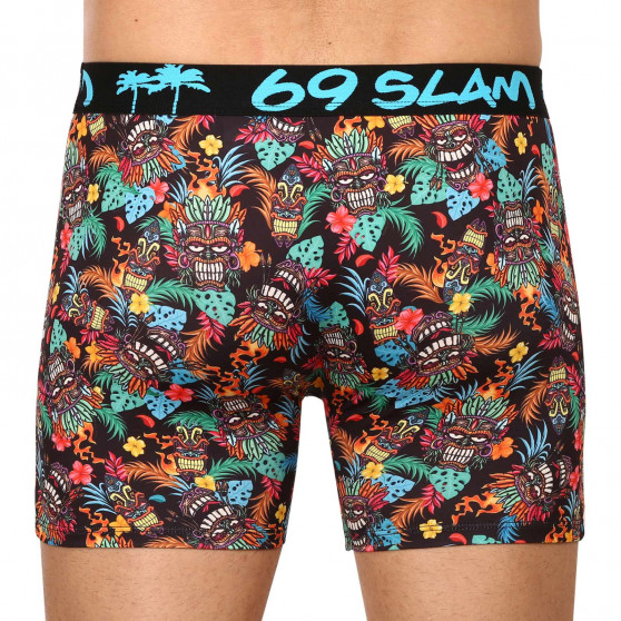 Vīriešu bokseru šorti 69SLAM fit hawaiian tiki (MBYHWT-PO)