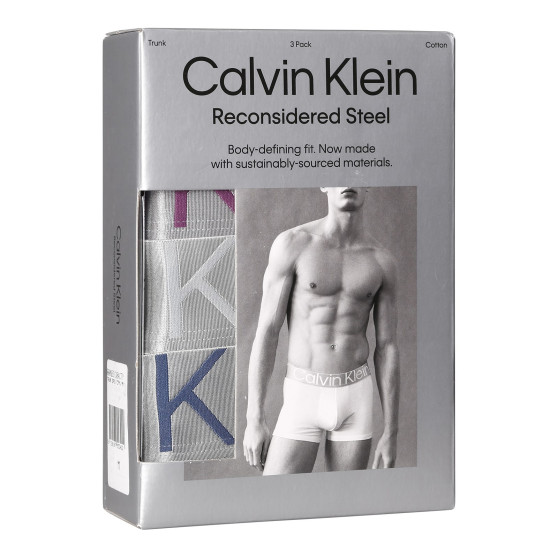 3PACK vīriešu bokseru šorti Calvin Klein daudzkrāsaini (NB3130A-C7Y)