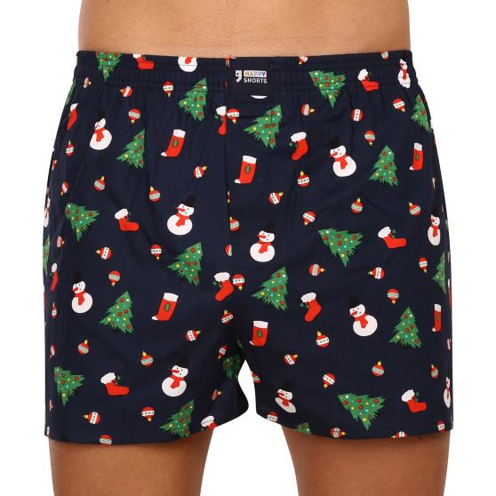 3PACK vīriešu bokserbokseršorti Happy Shorts daudzkrāsaini (HS 2838586)