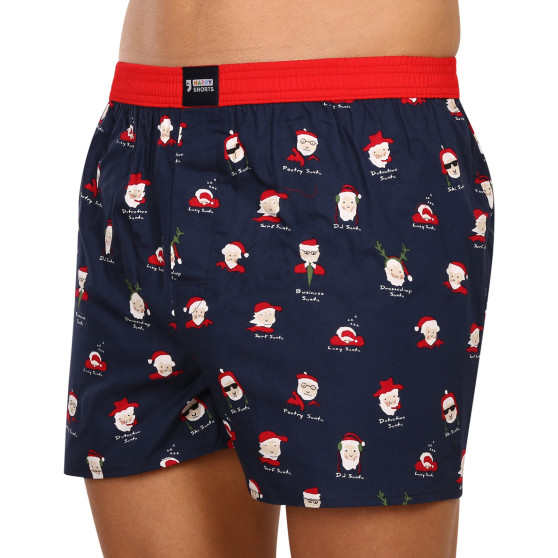 3PACK vīriešu bokserbokseršorti Happy Shorts daudzkrāsaini (HS 2838586)