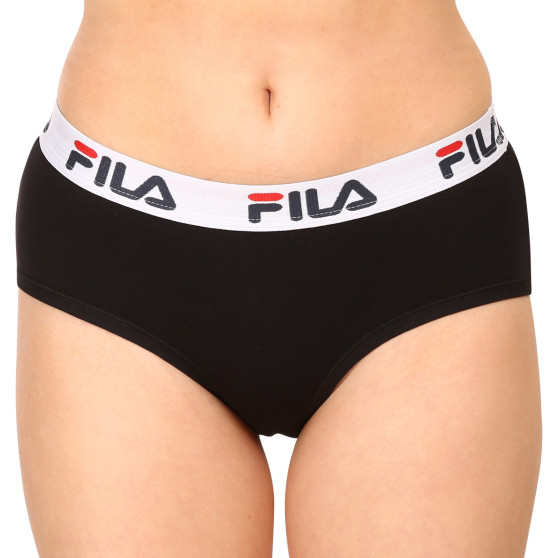 2PACK sieviešu biksītes Fila melnas (FU6044/2-200)