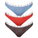 3PACK sieviešu biksītes Tommy Hilfiger daudzkrāsains (UW0UW02522 0V7)