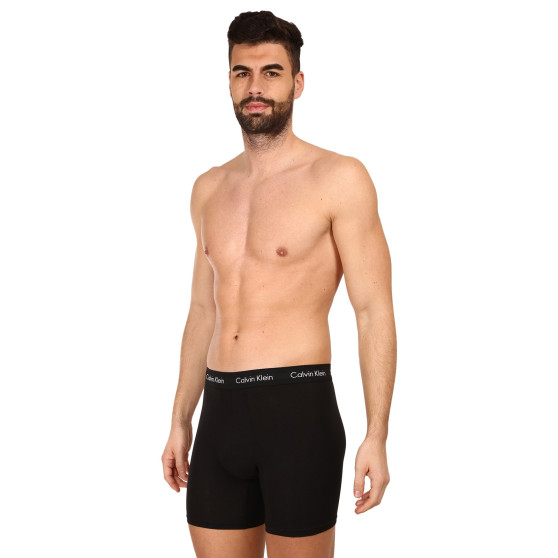 3PACK vīriešu bokseru šorti Calvin Klein melni (NB1770A-XWB)