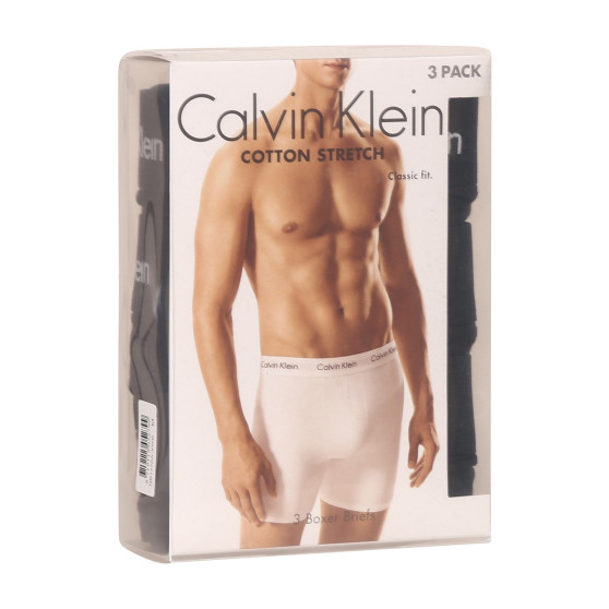 3PACK vīriešu bokseru šorti Calvin Klein melni (NB1770A-XWB)