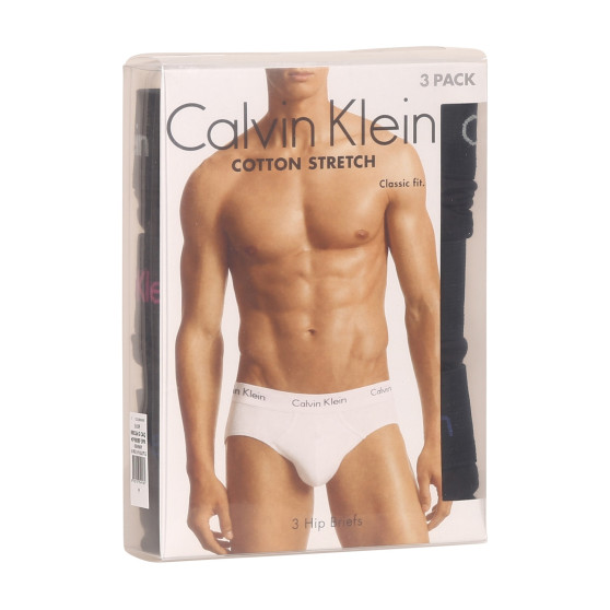 3PACK vīriešu apakšbikses Calvin Klein melnas (U2661G-CAQ)