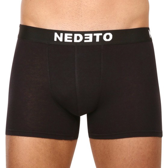 7PACK vīriešu bokseru šorti Nedeto melni (7NDTB001-brand)