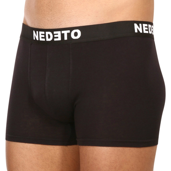 7PACK vīriešu bokseru šorti Nedeto melni (7NDTB001-brand)