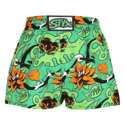 Bērnu bokserbokseršorti Styx art classic rubber tropic (J1557)