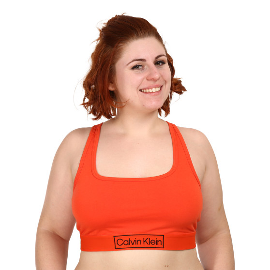 Sieviešu krūšturis Calvin Klein oversized orange (QF6823E-3CI)