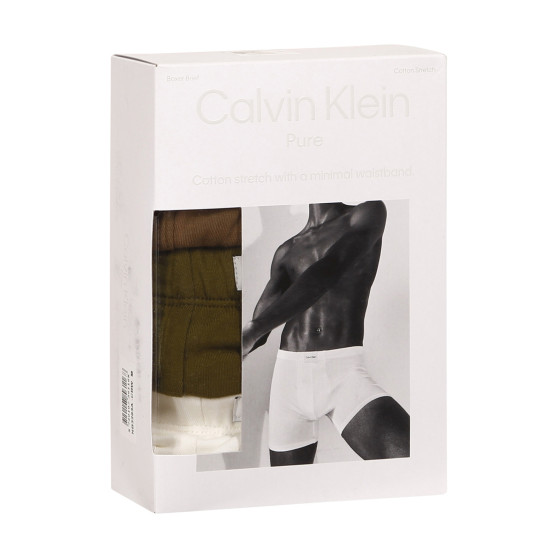 3PACK vīriešu bokseru šorti Calvin Klein daudzkrāsaini (NB3263A-CBW)