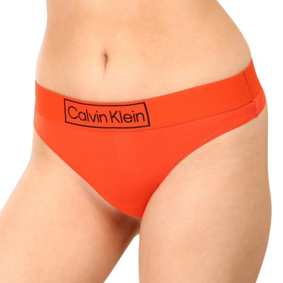 Sieviešu stringi Calvin Klein orange (QF6774E-3CI)